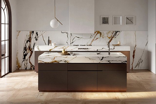 Ứng dụng đá cẩm thạch trong không gian nội thất